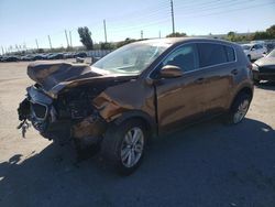 Salvage cars for sale from Copart Miami, FL: 2019 KIA Sportage LX