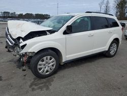 Salvage cars for sale from Copart Dunn, NC: 2016 Dodge Journey SE