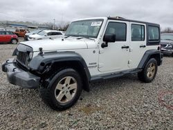 Salvage cars for sale at Louisville, KY auction: 2014 Jeep Wrangler Unlimited Sport