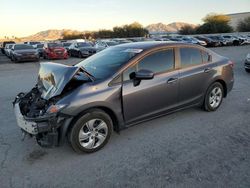 Honda Civic LX salvage cars for sale: 2015 Honda Civic LX