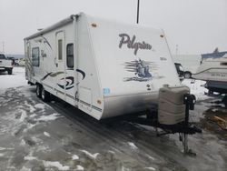 Salvage trucks for sale at Woodhaven, MI auction: 2008 Pilgrim Travel Trailer