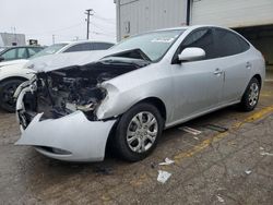 Hyundai salvage cars for sale: 2010 Hyundai Elantra Blue