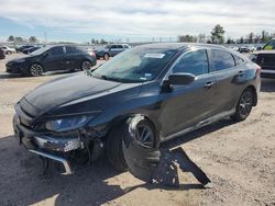 Salvage cars for sale at Houston, TX auction: 2020 Honda Civic EXL
