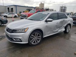 Volkswagen salvage cars for sale: 2018 Volkswagen Passat SEL Premium