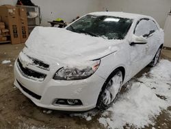 Salvage cars for sale from Copart Portland, MI: 2013 Chevrolet Malibu 2LT