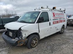 Salvage cars for sale from Copart Leroy, NY: 2009 Chevrolet Express G1500