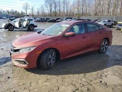 Salvage cars for sale at Waldorf, MD auction: 2021 Honda Civic LX
