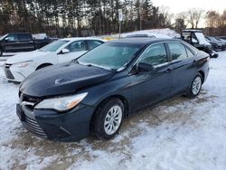 Salvage cars for sale at North Billerica, MA auction: 2016 Toyota Camry LE