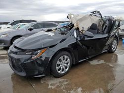 Salvage cars for sale at Grand Prairie, TX auction: 2021 Toyota Corolla LE