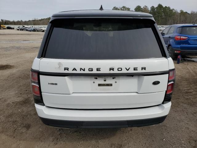 2018 Land Rover Range Rover HSE