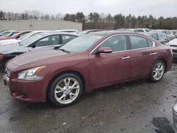 Nissan Maxima S salvage cars for sale: 2012 Nissan Maxima S