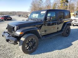 Jeep salvage cars for sale: 2022 Jeep Wrangler Unlimited Sahara