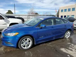 2018 Ford Fusion SE Hybrid en venta en Littleton, CO