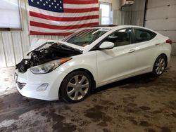 Salvage cars for sale from Copart Lyman, ME: 2013 Hyundai Elantra GLS