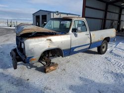 Salvage cars for sale from Copart Helena, MT: 1993 Dodge W-SERIES W200