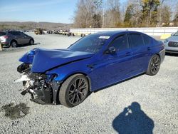 BMW M5 salvage cars for sale: 2022 BMW M5