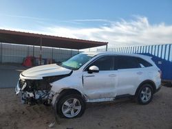 Salvage cars for sale at Andrews, TX auction: 2021 KIA Sorento LX