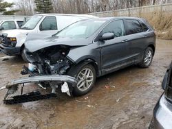 Salvage cars for sale from Copart Davison, MI: 2024 Ford Edge SEL