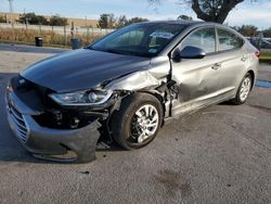 Hyundai Elantra salvage cars for sale: 2017 Hyundai Elantra SE