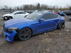 Salvage cars for sale at Chalfont, PA auction: 2023 Genesis G70 Base