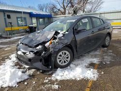 Salvage cars for sale from Copart Wichita, KS: 2017 Toyota Prius