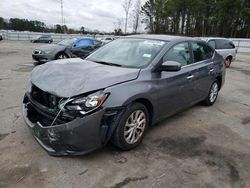 Salvage cars for sale from Copart Dunn, NC: 2019 Nissan Sentra S