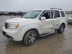 Salvage cars for sale from Copart Earlington, KY: 2014 Honda Pilot Touring