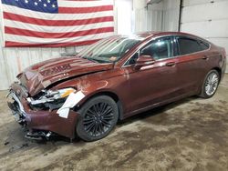 Salvage cars for sale at Lyman, ME auction: 2015 Ford Fusion SE