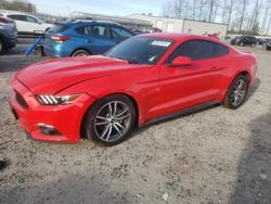 Salvage cars for sale from Copart Arlington, WA: 2015 Ford Mustang
