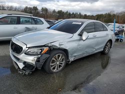 Mercedes-Benz c-Class salvage cars for sale: 2015 Mercedes-Benz C 300 4matic