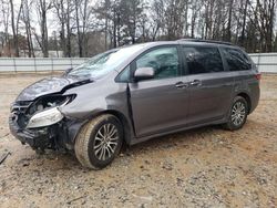 Salvage cars for sale at Austell, GA auction: 2018 Toyota Sienna XLE