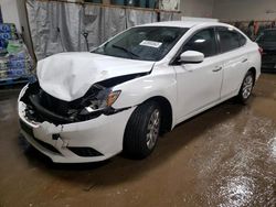 Salvage cars for sale at Elgin, IL auction: 2017 Nissan Sentra S