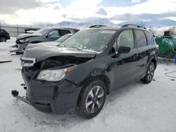 Subaru salvage cars for sale: 2018 Subaru Forester 2.5I Premium