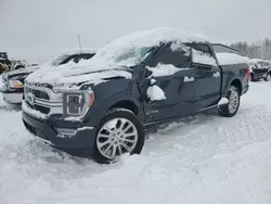 Salvage cars for sale at Wayland, MI auction: 2022 Ford F150 Supercrew