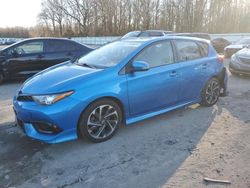 Scion IM salvage cars for sale: 2016 Scion IM