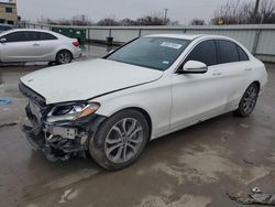 Mercedes-Benz salvage cars for sale: 2018 Mercedes-Benz C300