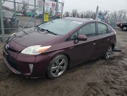 Salvage cars for sale from Copart Baltimore, MD: 2013 Toyota Prius