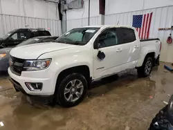 Salvage cars for sale at Franklin, WI auction: 2017 Chevrolet Colorado Z71