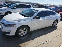 Salvage cars for sale at Grand Prairie, TX auction: 2020 Chevrolet Malibu LS