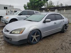 Salvage cars for sale at Opa Locka, FL auction: 2005 Honda Accord EX