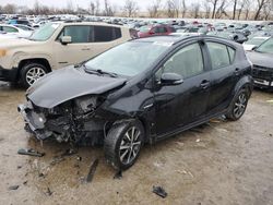 Salvage cars for sale from Copart Bridgeton, MO: 2018 Toyota Prius C