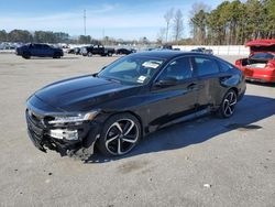 Honda salvage cars for sale: 2021 Honda Accord Sport