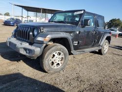 Salvage cars for sale from Copart San Diego, CA: 2018 Jeep Wrangler Unlimited Sport