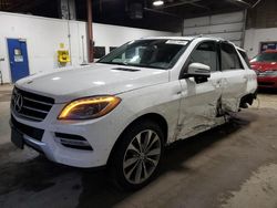 Vehiculos salvage en venta de Copart Blaine, MN: 2015 Mercedes-Benz ML 350 4matic