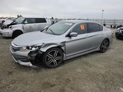 Honda Accord salvage cars for sale: 2017 Honda Accord Sport