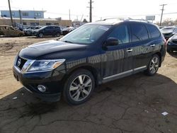 Salvage cars for sale at Colorado Springs, CO auction: 2014 Nissan Pathfinder S