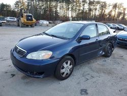 Salvage cars for sale from Copart North Billerica, MA: 2005 Toyota Corolla CE