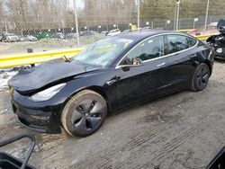 Salvage cars for sale from Copart Waldorf, MD: 2019 Tesla Model 3