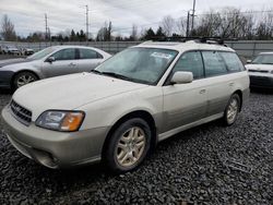 Salvage cars for sale at Portland, OR auction: 2003 Subaru Legacy Outback Limited