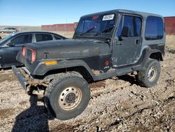 Jeep salvage cars for sale: 1994 Jeep Wrangler / YJ S